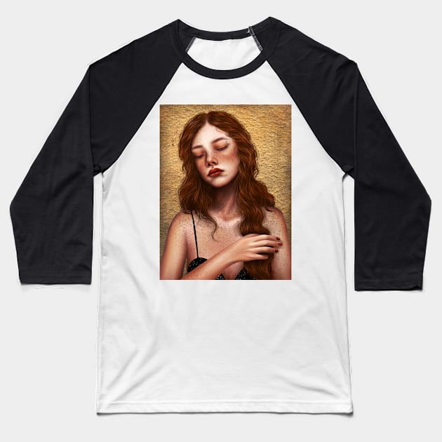 The inner temptress-gold Baseball T-Shirt by geloferr